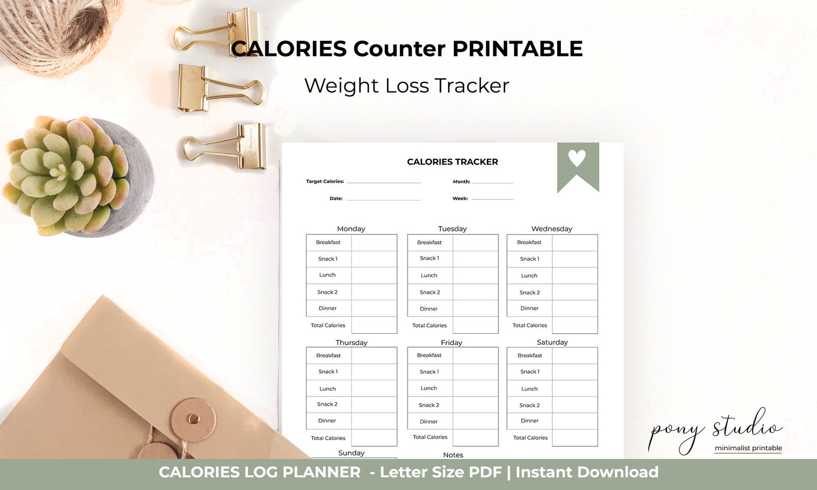 Calorie Counter For Weight Loss Goal