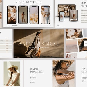 UGC media kit for canva | UGC portfolio | UGC business | Social Media Kit | Rate Card Template