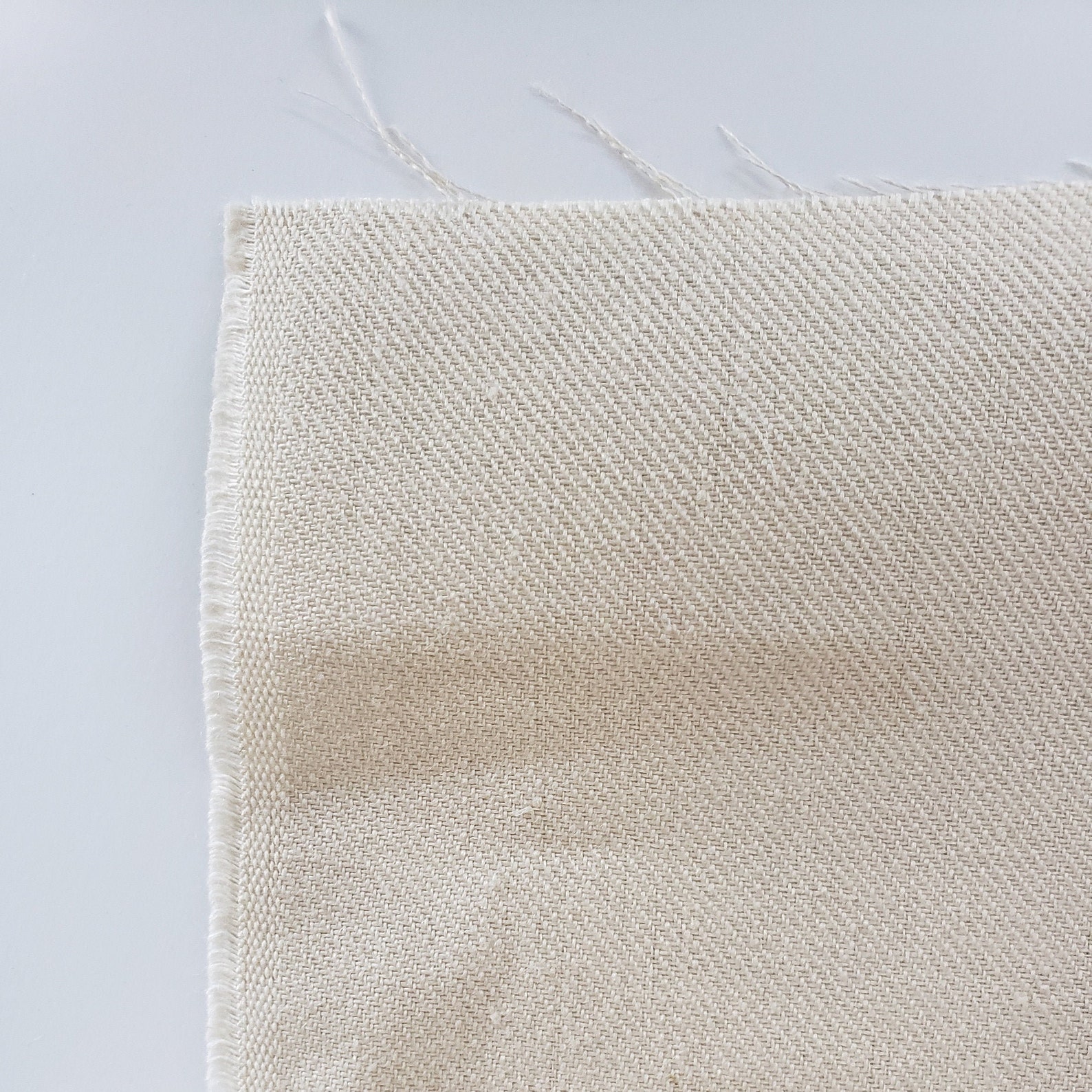 100 Linen Twill Embroidery Fabric for Crewelwork heavy Etsy