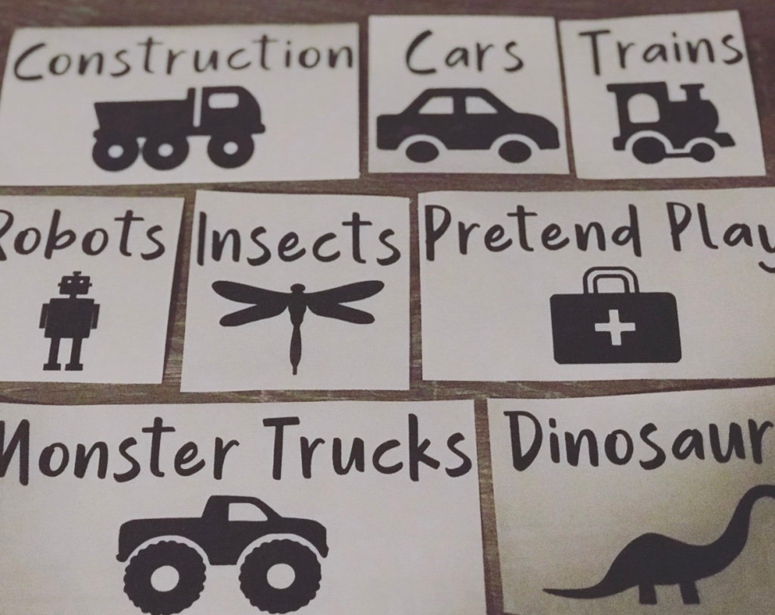 Pack 10 Personalised Toy Box Labels Etsy Australia