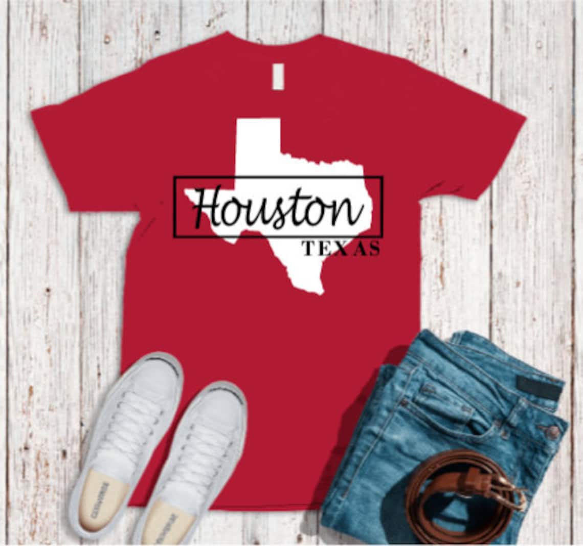 Houston Shirt Texas Shirt Houston Texas Shirt Etsy