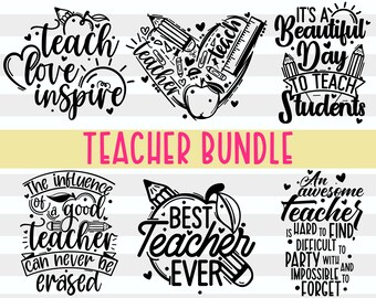 Download Teacher Svg Bundle Etsy