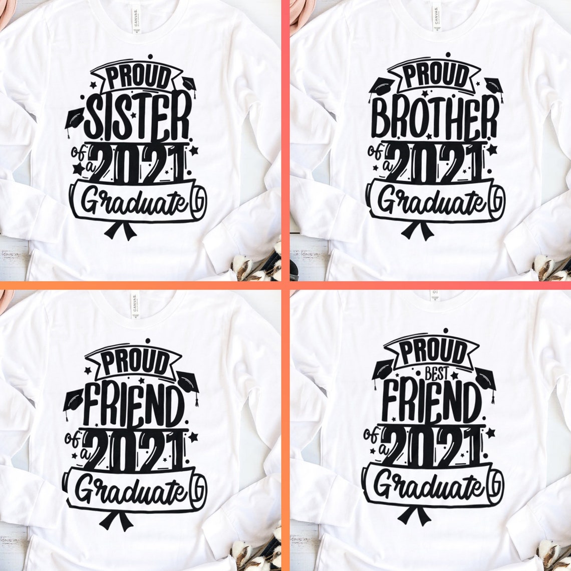 Graduation Bundle 2021 Svg Graduation Family Shirt Svg ...