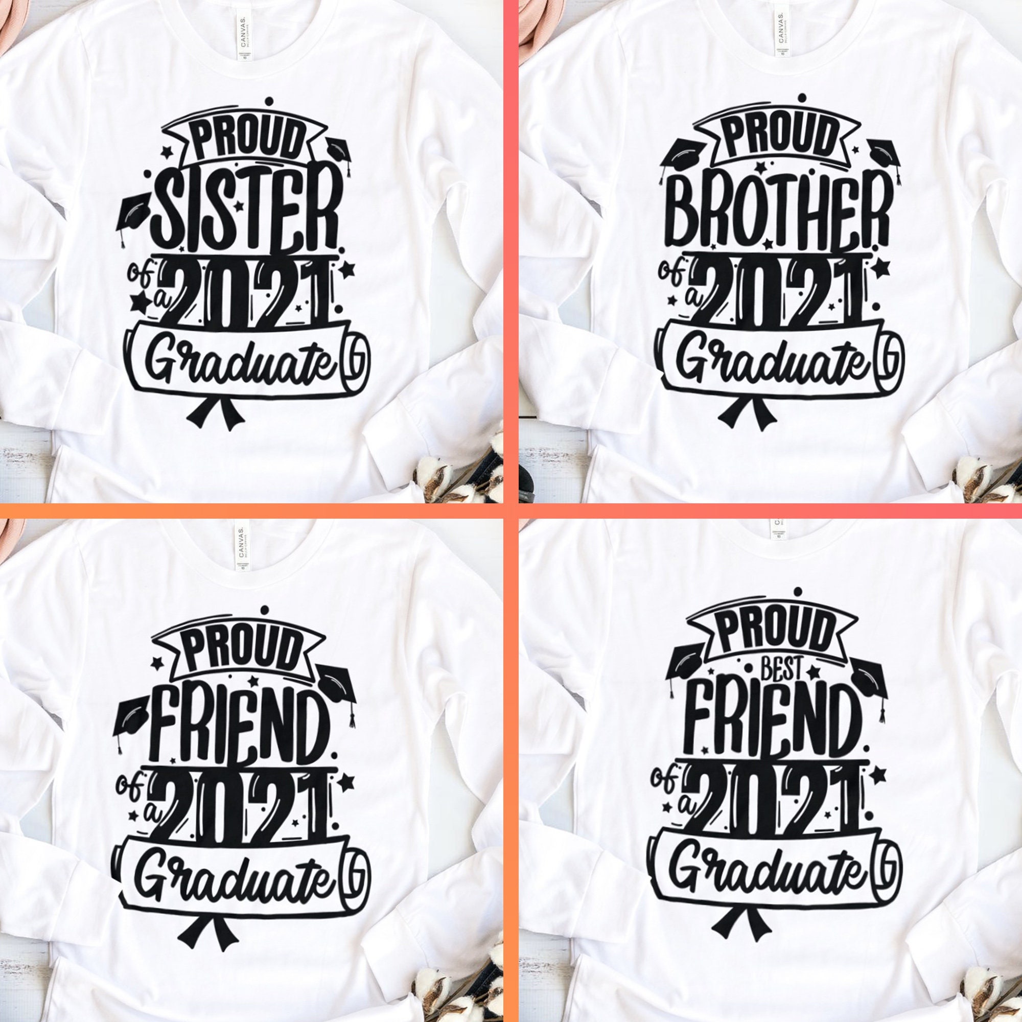 Download Graduation Bundle 2021 Svg Graduation Family Shirt Svg Proud | Etsy