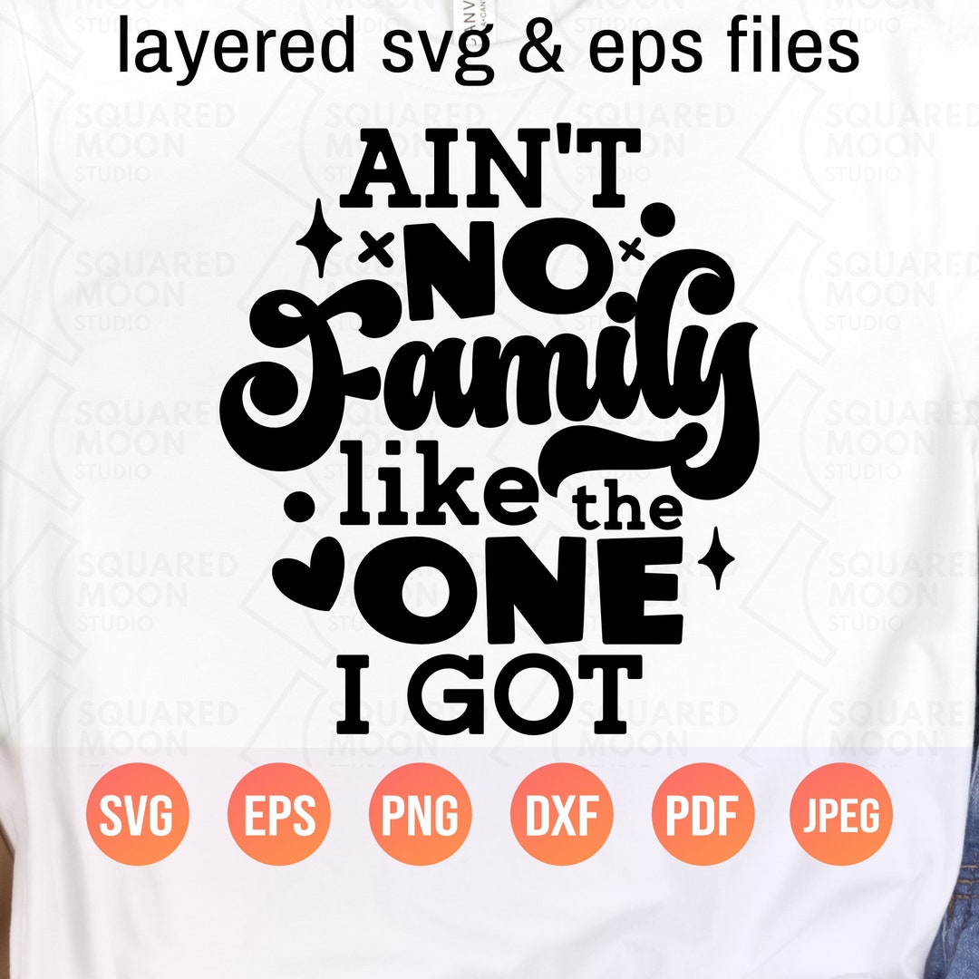 Aint No Family Like the One I Got Svg Png| Family Reunion Svg| Family ...
