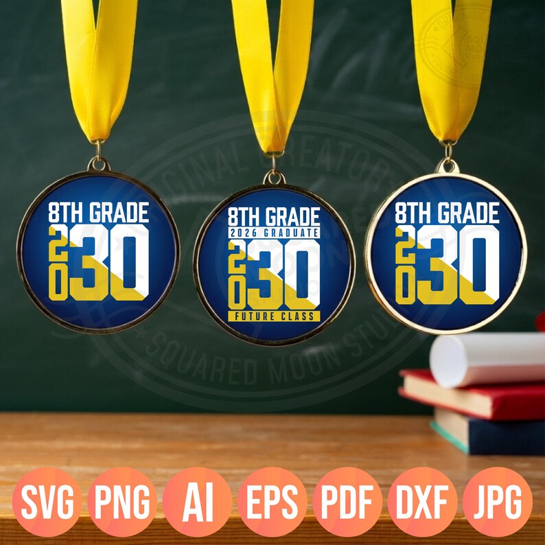 8th Grade Graduation SVG PNG, Future Class of 2030, 2026 Last Day of ...
