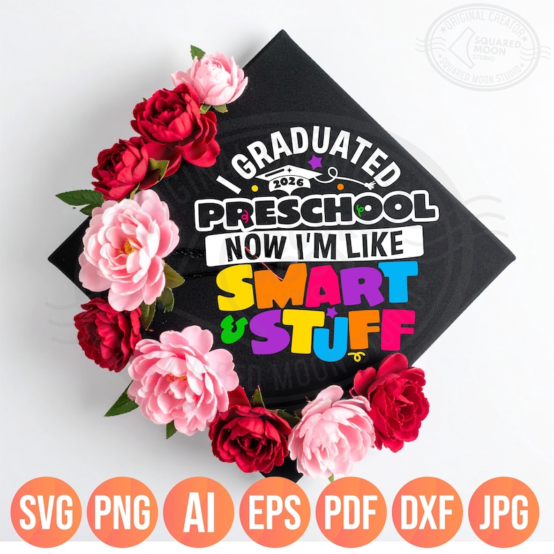 Preschool Graduation Svg Png Bundle (38 designs), 2026 Graduate Designs afbeelding 14