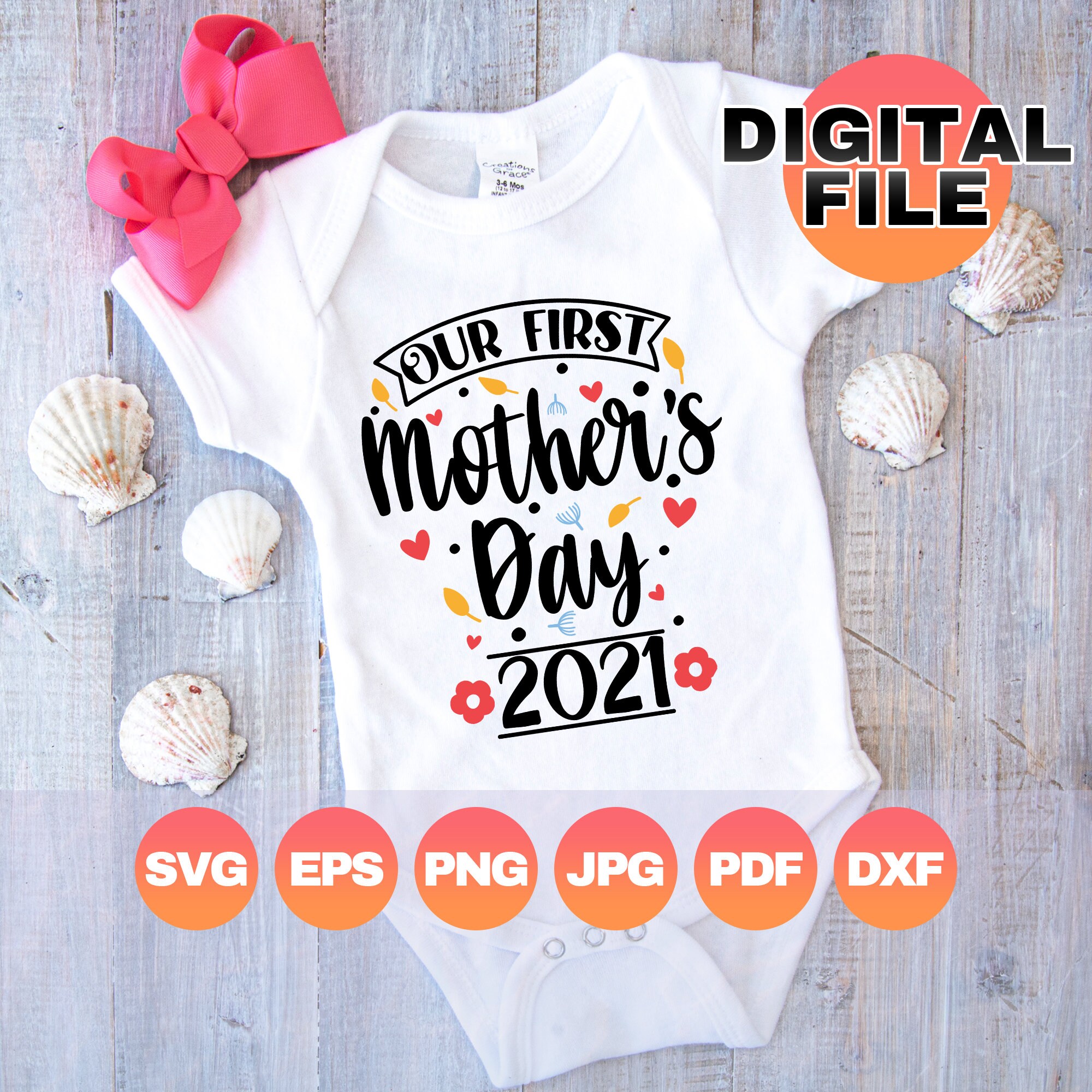 Download Our First Mothers Day 2021 Svg mother's day matching | Etsy