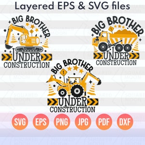 Ascendido a Gran Hermano Svg Png, Paquete de construcción de Gran Hermano, Anuncio de embarazo divertido para niños pequeños, Cricut digital en capas para bebés nuevos