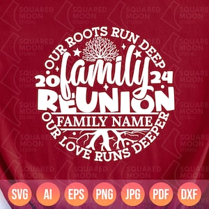 Family Reunion Svg Png Our Roots Run Deep but Our Love Runs Deeper Svg ...