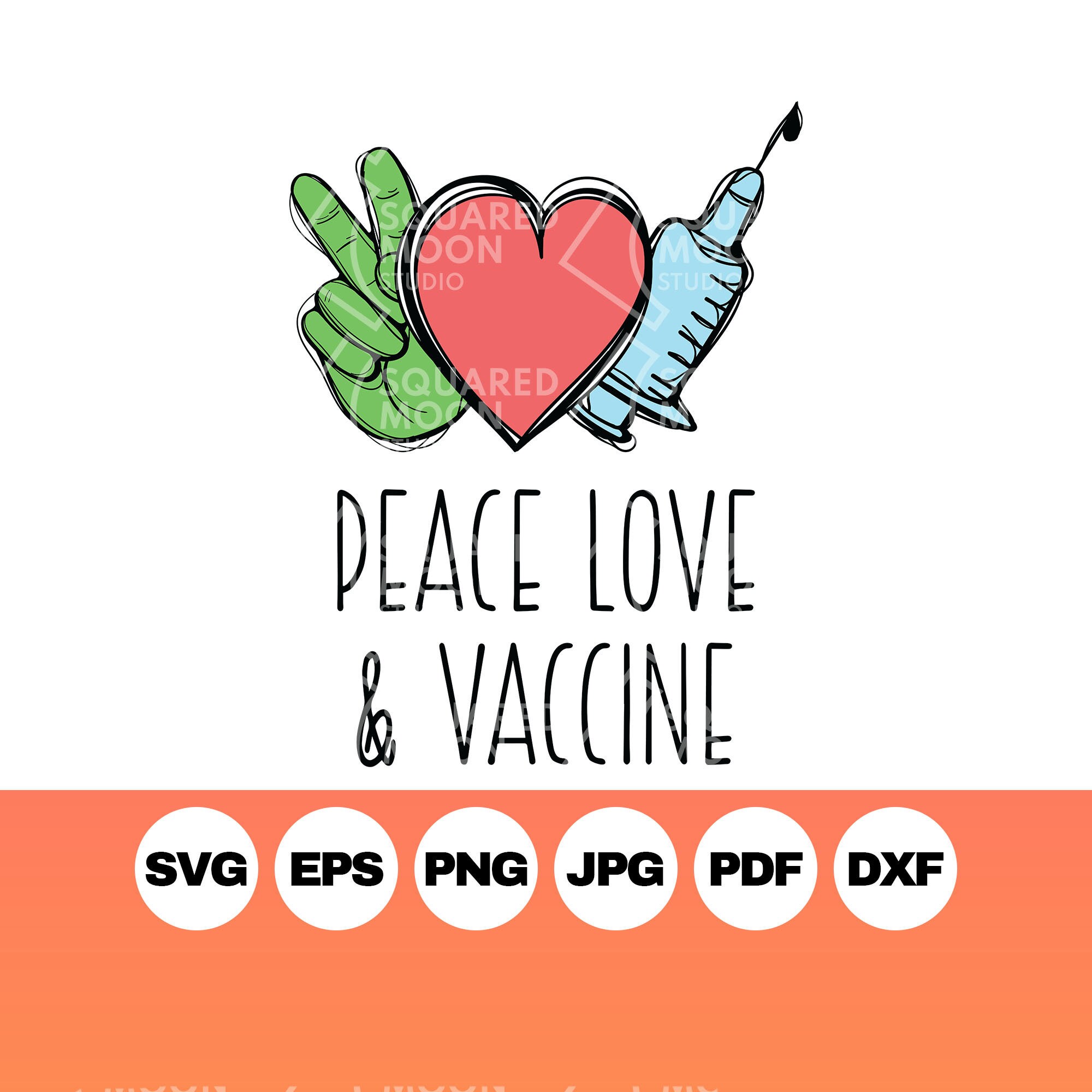 Download Peace Love Svg Vaccination Svg 2021 Nurse Svg Doctors Gift