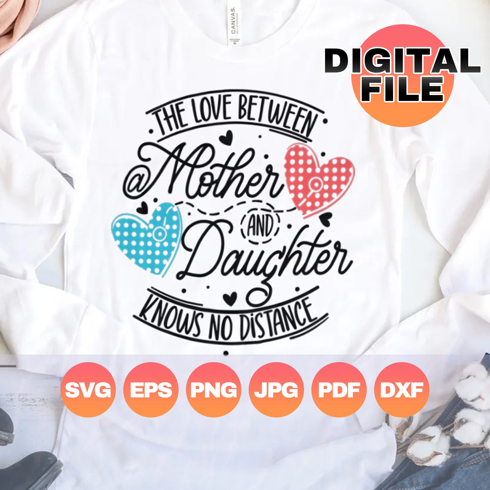 The Love Between Mother And Daughters Knows No Distance, Personalized -  PersonalFury