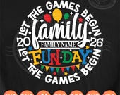 Family Fun Day 2026 SVG PNG: DIY Family Name Template (Digital Files)