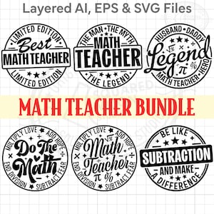 Math Teacher Svg Png Bundle, Do The Math, Funny Design for Mathematics, Humorous Quote