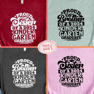 Kindergarten Graduation Svg Bundle Proud Family of a 2024 Graduate Svg ...