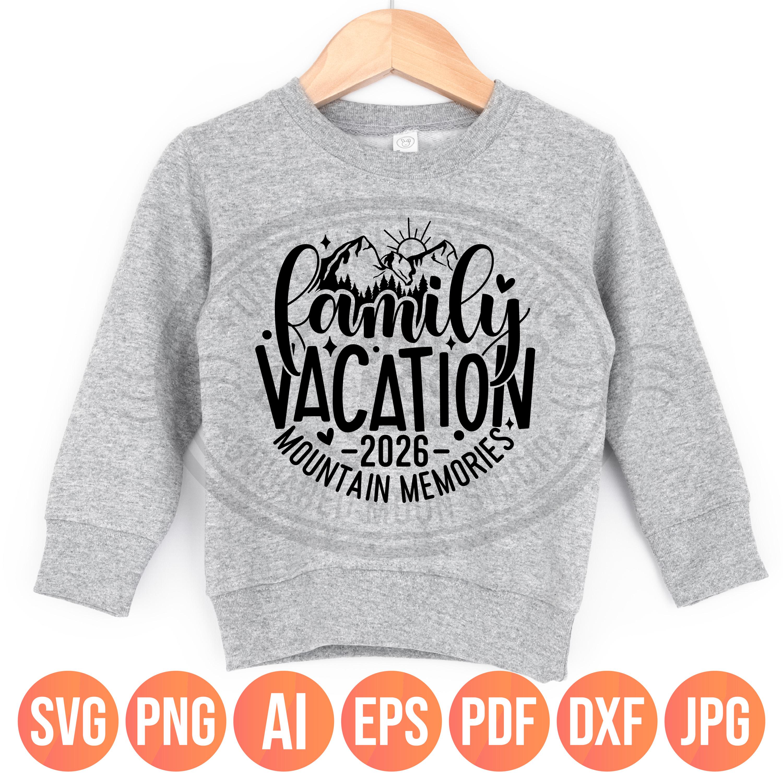 Family Vacation 2026 SVG PNG: Mountain Trip Digital Design - Etsy