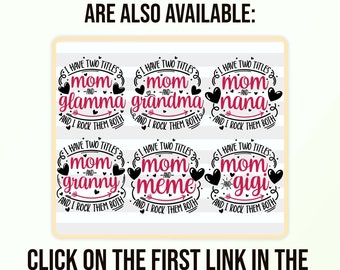 God gifted me two titles MOM and MEME and i rock them both svg eps dxf png  file , Mother day – lasoniansvg