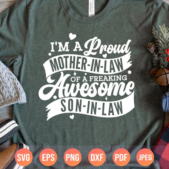 I'm A Proud Mom Gift From Son To Mom Funny Mothers Day Svg Png Dxf