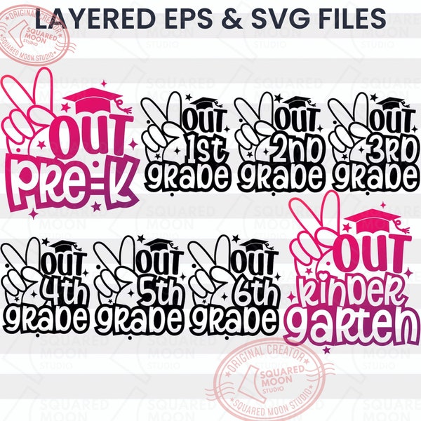 Last Day of School Svg| Graduation 2023 Svg| Pre k Graduate Svg| Kindergarten Graduation Gift for Kids| 1st 2nd 3rd 4th 5th 6th Graders Gard