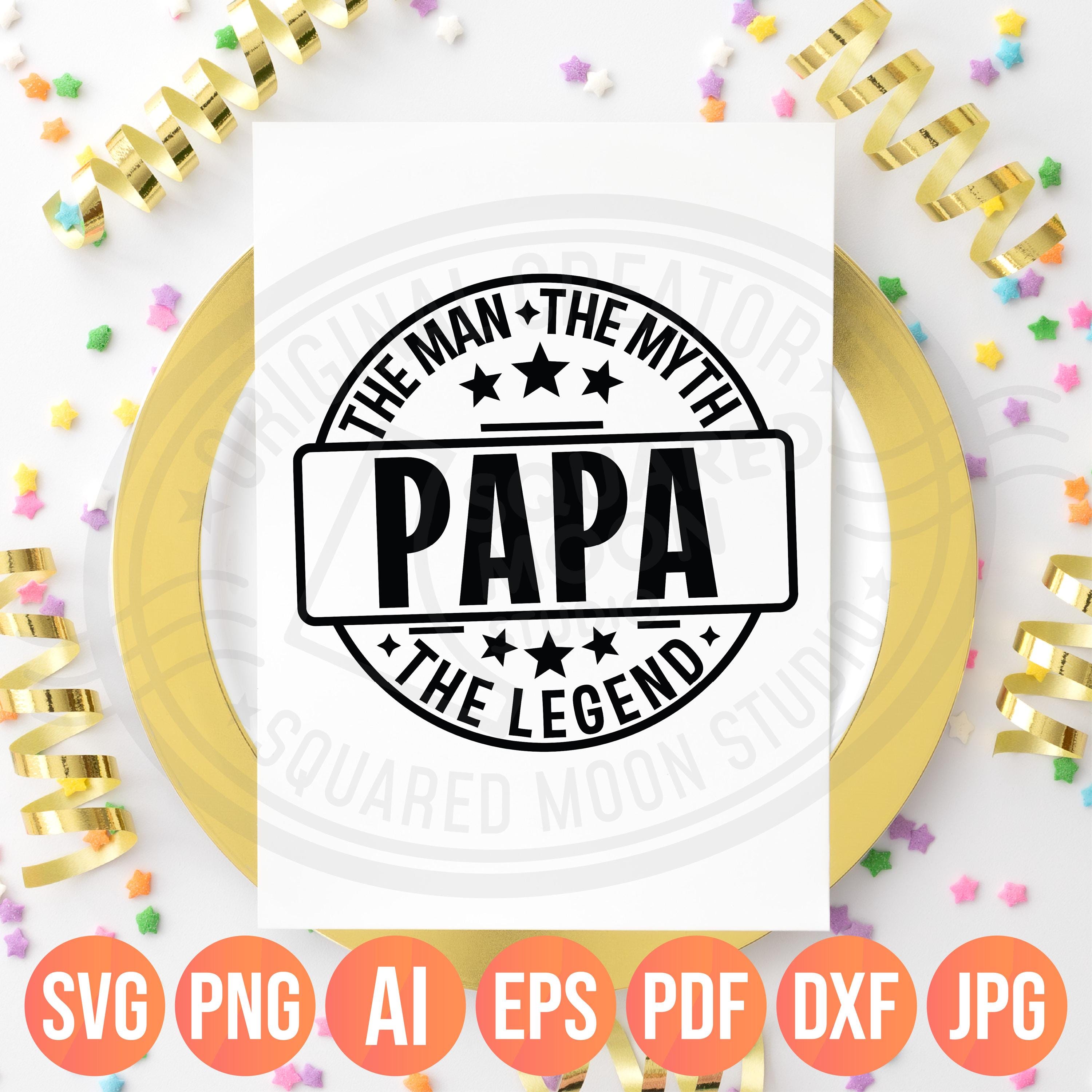 Gift for Papa, Best Papa Limited Edition Svg Png, the Man the Myth