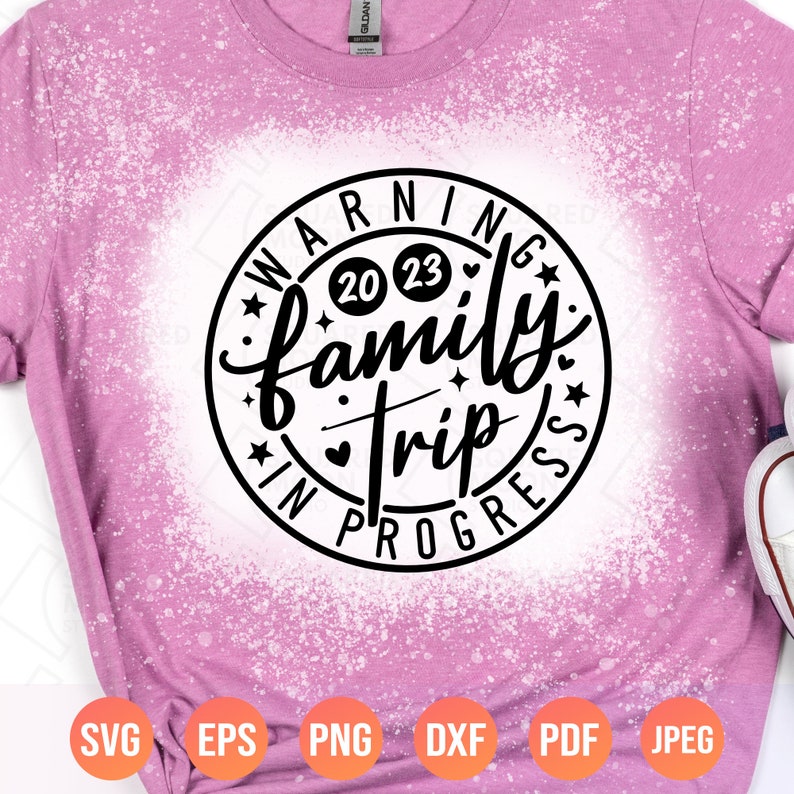 Warning Family Trip in Progress Svg Family Trip 2023 Svg - Etsy