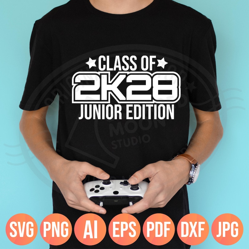 Class of 2028 SVG PNG: 2k28 Junior Edition Design (Instant Digital Download) image 8