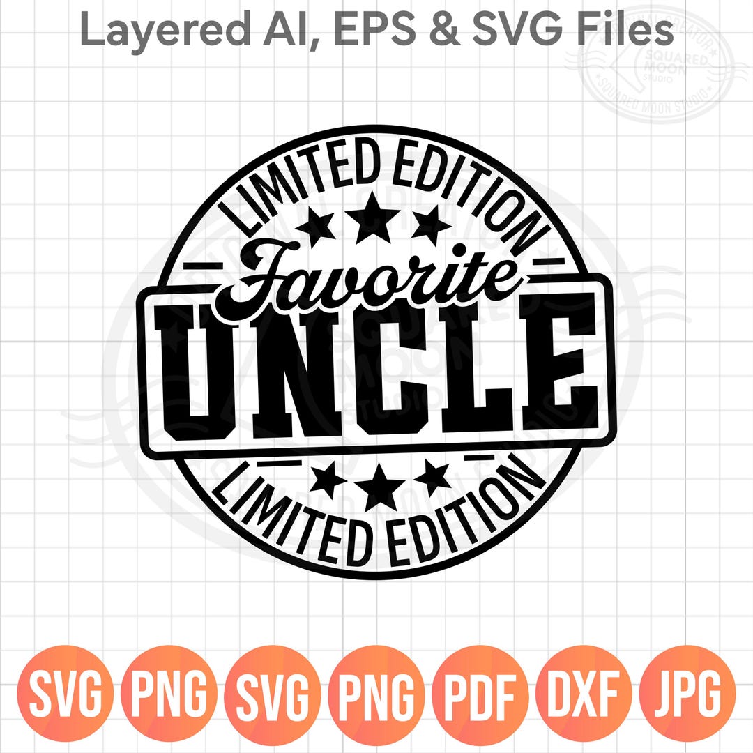 Gift for Uncle SVG PNG, Shirt Design, Dxf Pdf Jpeg Files - Etsy