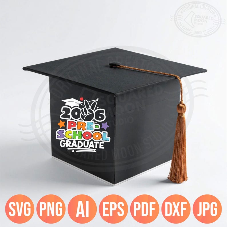 Preschool Graduation Svg Png Bundle (38 designs), 2026 Graduate Designs afbeelding 2