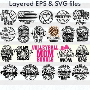 Volleyball Mom Svg Bundle| Volleyball Svg| Volleyball Leopard Svg| In My Volleyball Mom Era Gift| Volleyball Mama Png| Digital Cricut Files