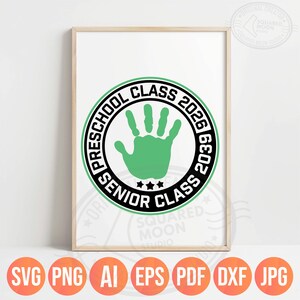 Preschool Graduation Svg Png Bundle (38 designs), 2026 Graduate Designs afbeelding 8