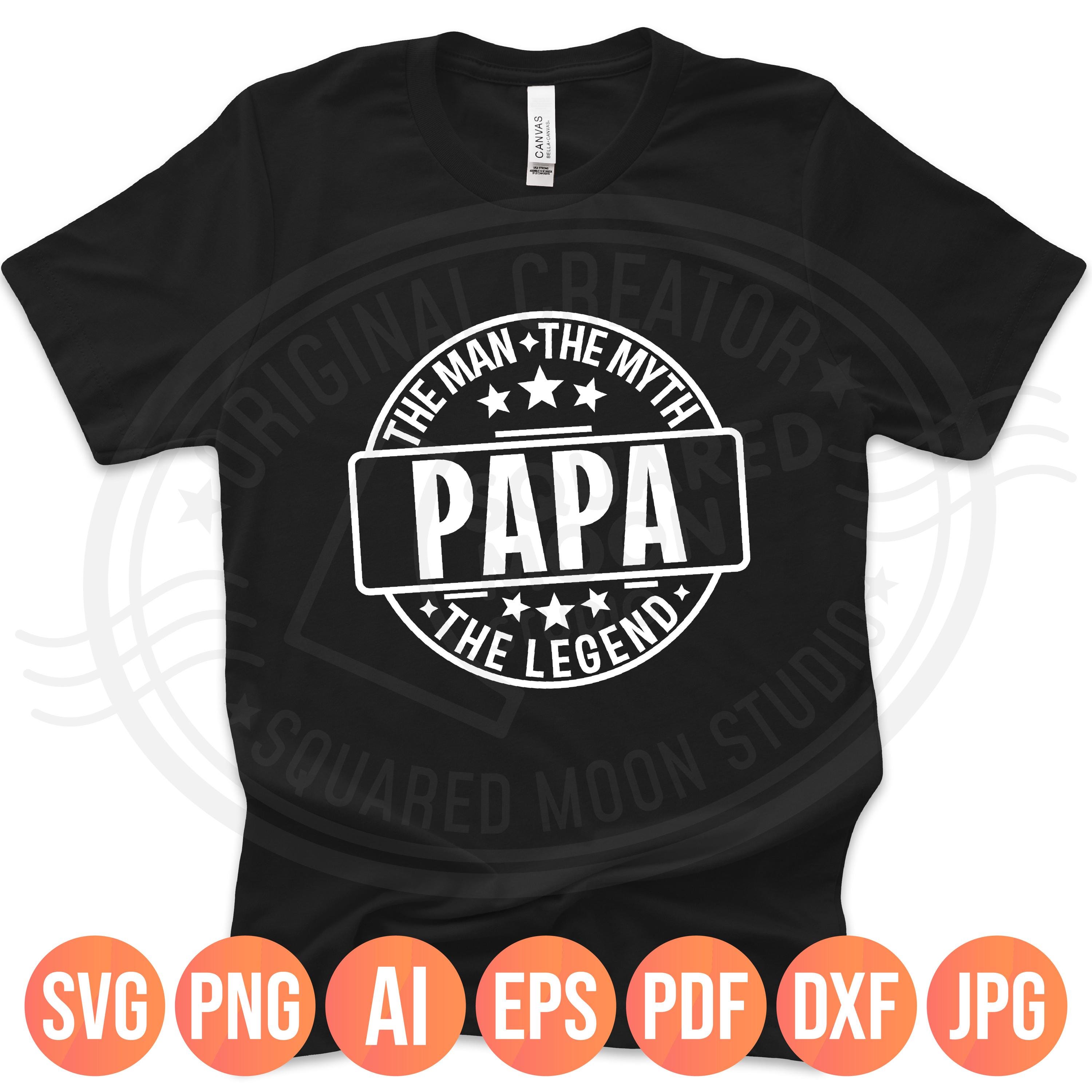 Gift for Papa, Best Papa Limited Edition Svg Png, the Man the Myth