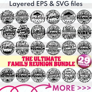 Family Reunion Svg Bundle| Family Name Png| Family Matching Gifts Shirts & Tumblers| 2024 Family Gathering Tree Digital Digital Cricut Files