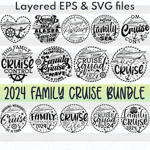 Family Cruise Svg Bundle| Cruise Svg| Family Cruising Trip Matching| Boat Trip 2024| Funny Vacation Sayings Gift| Layered Digital Files| Dxf