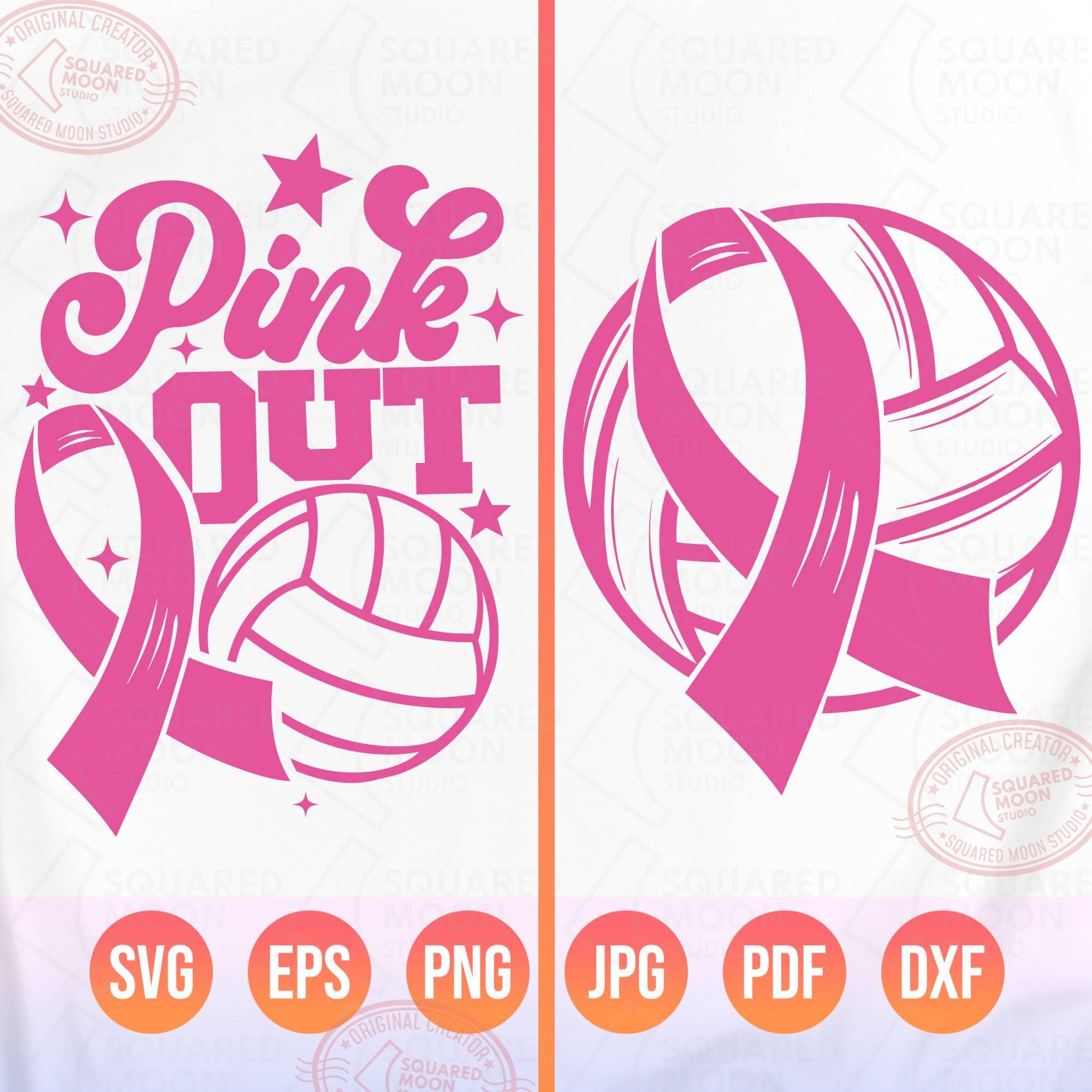 Dig Pink Volleyball Logo