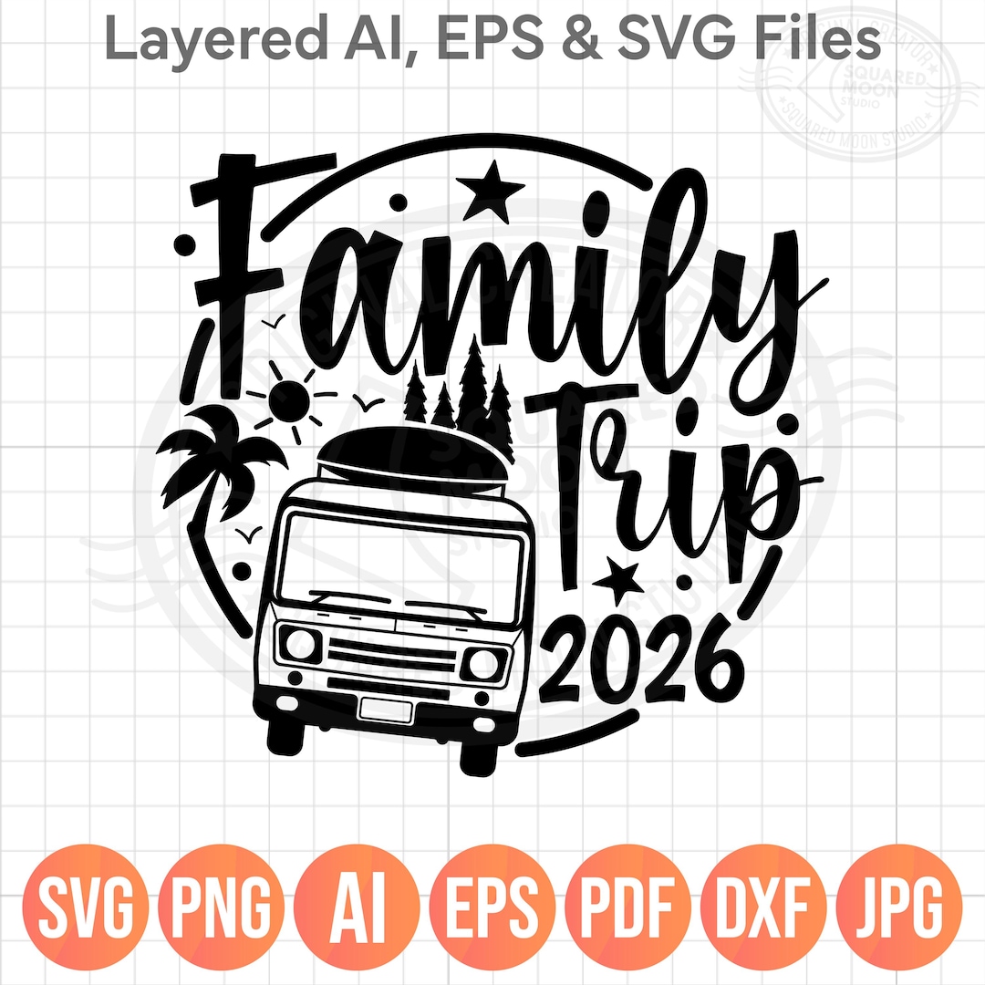 Family Road Trip 2026 SVG PNG, Vacation Digital Design - Etsy