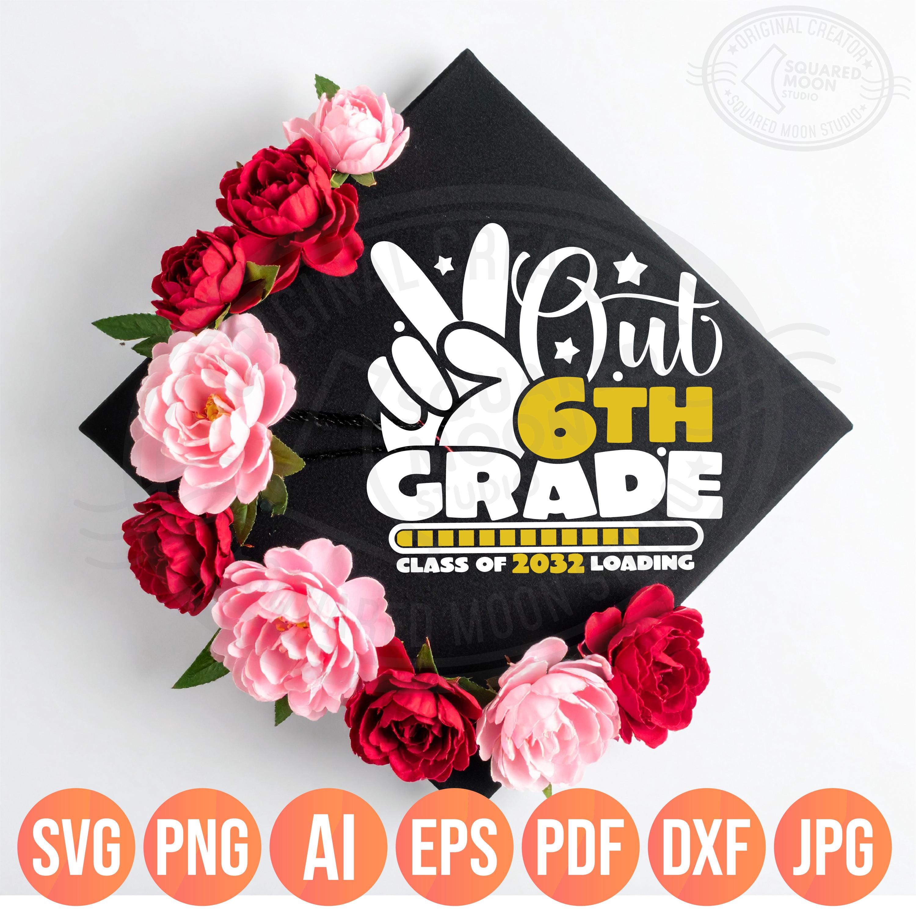 6th Grade Graduation Svg Png, Class of 2032 Loading, Last Day of School ...