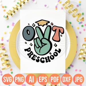 Preschool Graduation Svg Png Bundle (38 designs), 2026 Graduate Designs afbeelding 5
