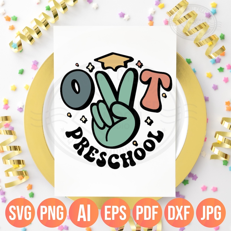 Preschool Graduation Svg Png Bundle (38 designs), 2026 Graduate Designs afbeelding 5