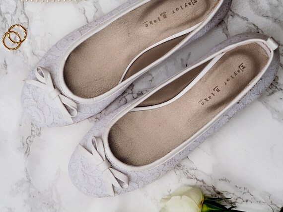 bridal ballet pumps