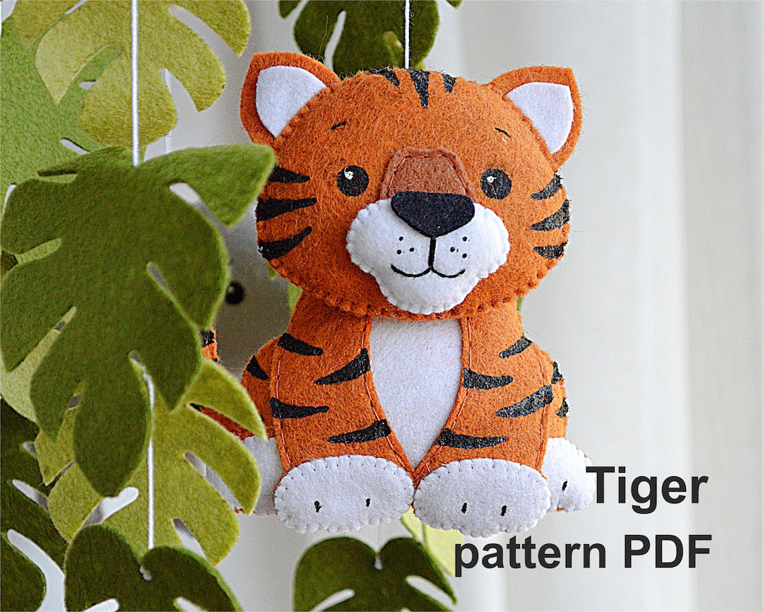 Tiger PDF Pattern - Etsy