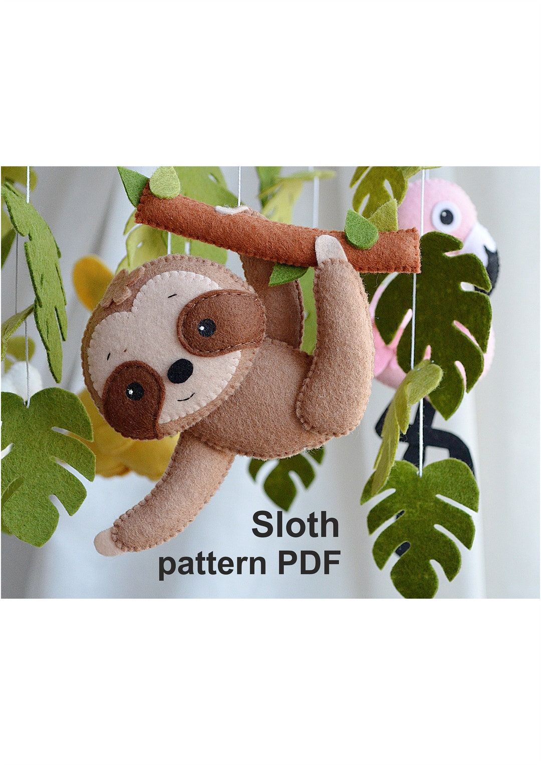 Sloth Pattern - Etsy