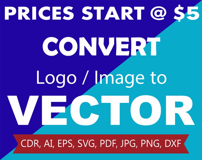 Graphic Design Services Jpg To Eps File Vectorize Your Image Etsy