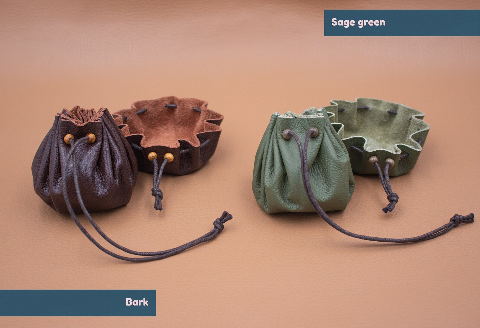 15 Colours Handmade Genuine Leather Pouch 2 Sizes / Larping Etsy UK