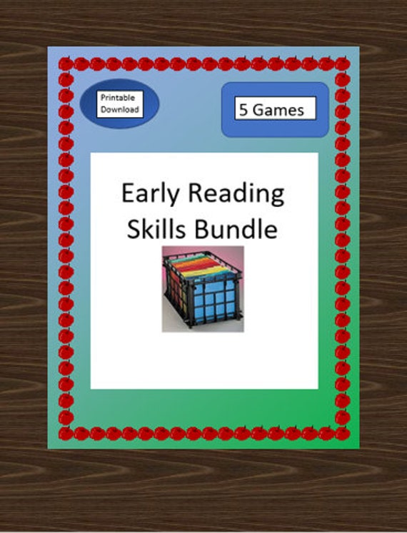 pix Kindergarten Reading Games Printable etsy
