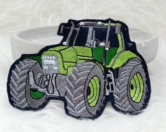 Aufnäher XXL Traktor Deutz3 - verschiedene Größen, Designs & Filzfarben
