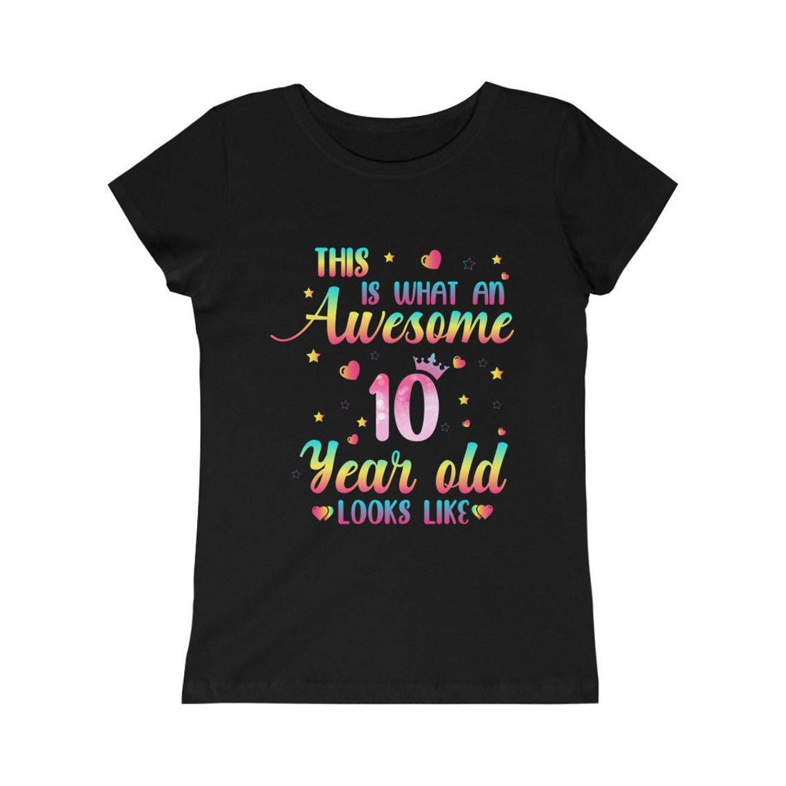 10th Birthday Girl Shirt 10 Years Old Girl Gifts 10th Etsy