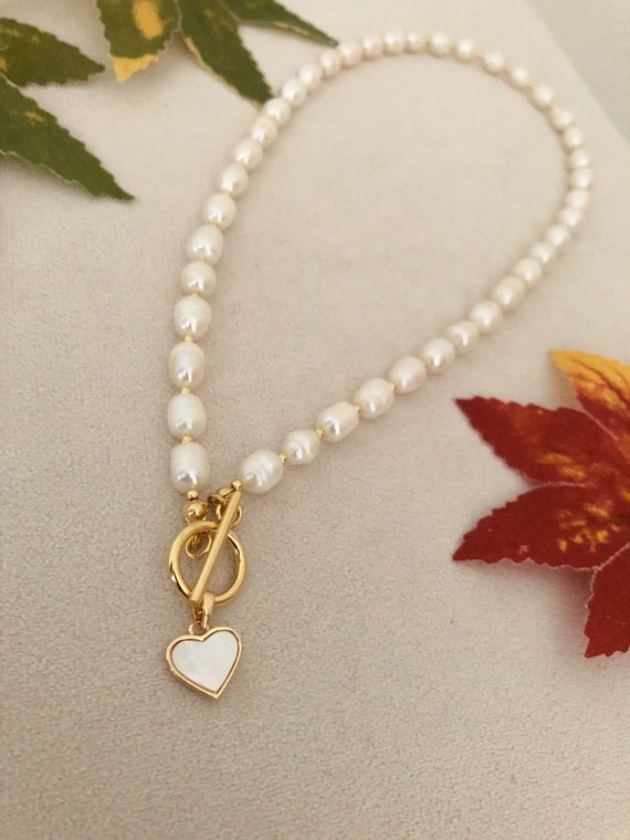 Pearl Necklace With Pendant Mother's 