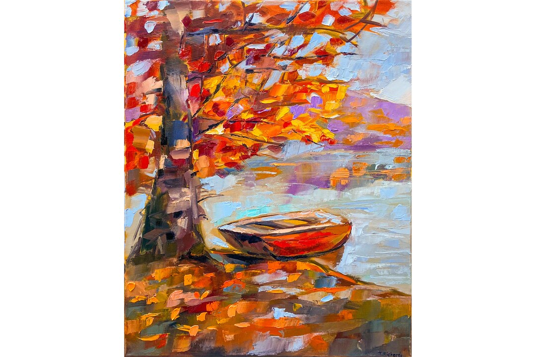 Squam Lake Oil Painting ORIGINAL Art New England New Hampshire Etsy