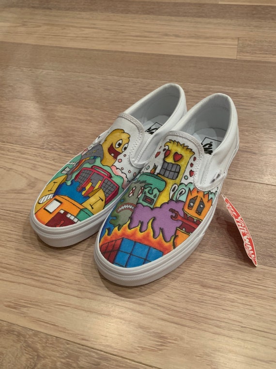 dessin de chaussure vans