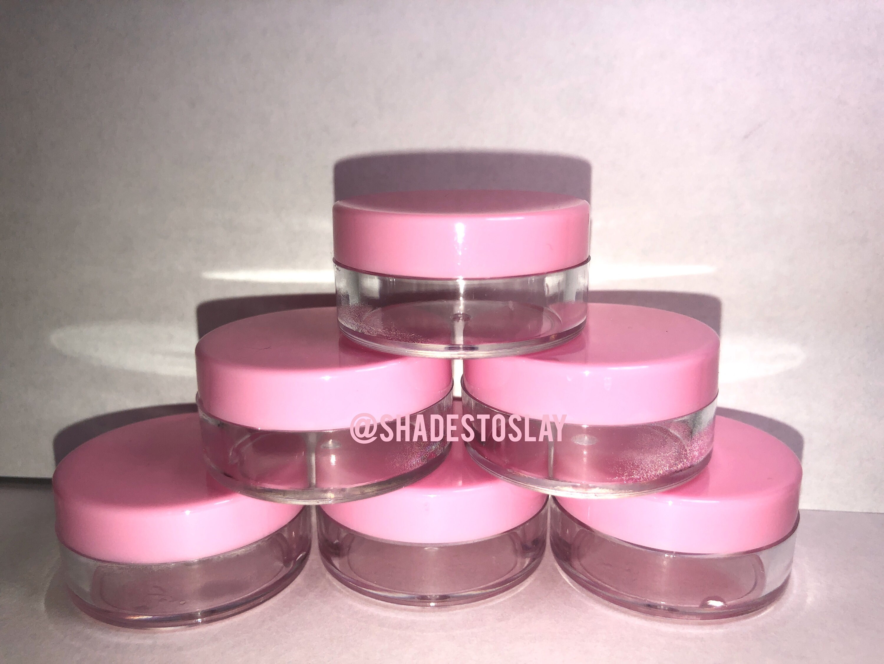 Empty Lip Scrub containers (20 pieces)